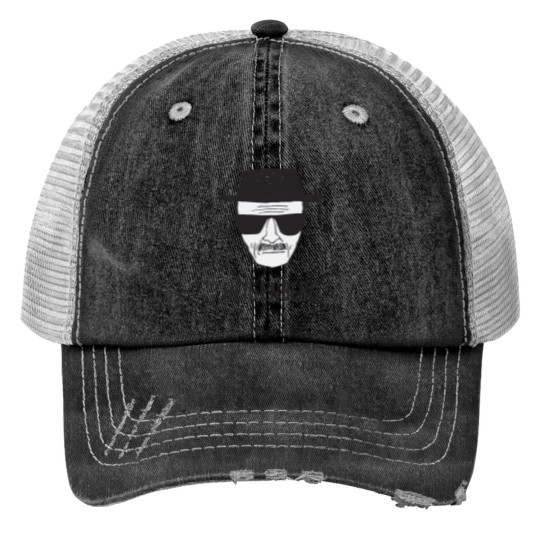 Discover Breaking Bad Heisenberg Drawing Essential Trucker Hats