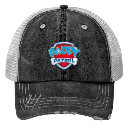 Discover Daddy Patrol Shirt Dog Mom Dad Funny For Men Women Essential Trucker Hats