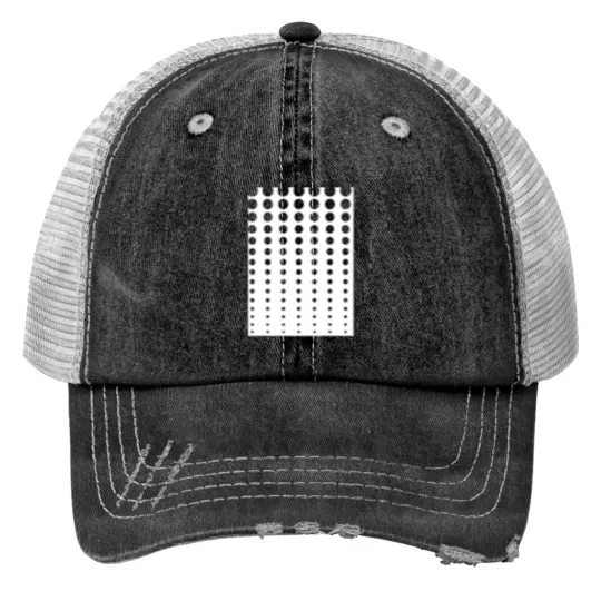 Discover BrownishGray and White Reduced Polka Dots Pattern Pairs Sherwin Williams 2022 Popular Color Sh Trucker Hats