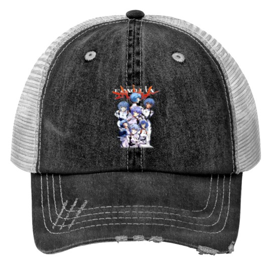 Discover Rei Ayanami Evangelion Trucker Hats