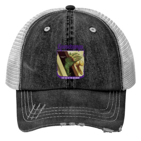 Discover STAY OUT OF THE BASEMENT Trucker Hats
