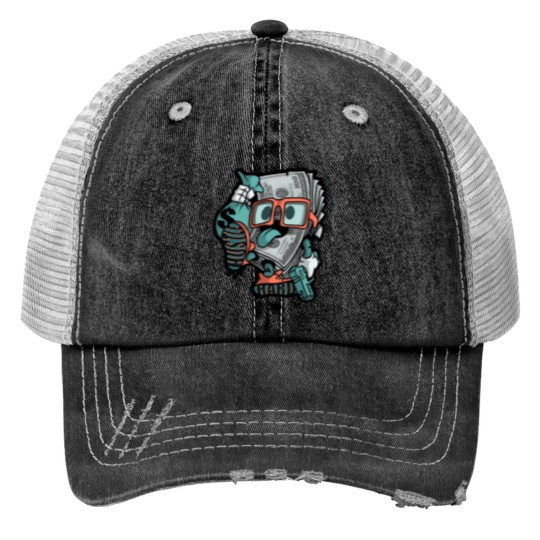 Discover Hustle Hard Hip Hop Trucker Hats