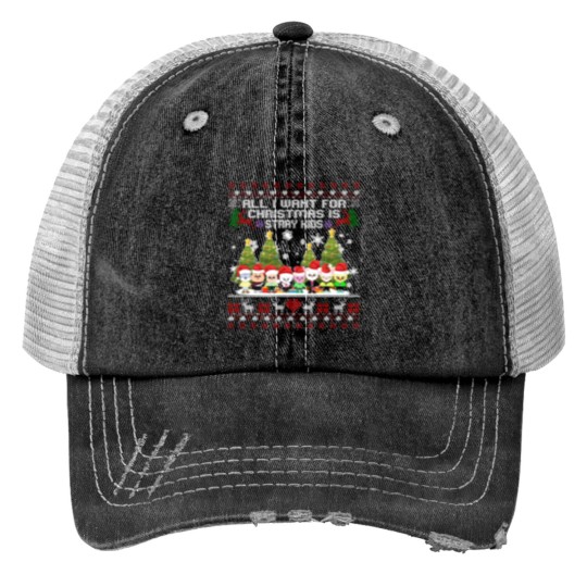 Discover Stray Kids Skzoo Ugly Christmas Trucker Hats, Kpop Christmas Trucker Hats, Cute SKZOO TSweatshirt