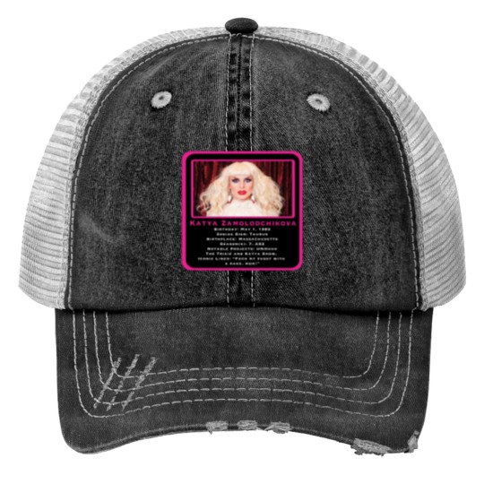 Discover Katya Trading Card Trucker Hats