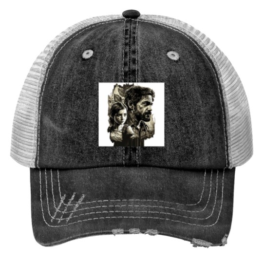 Discover Joel and Ellie Last of Us Trucker Hats