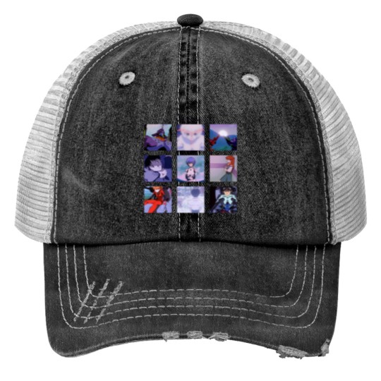 Discover NEON GENESISss Evangelion vaporwave aesthetic Trucker Hats