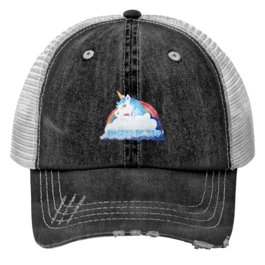 Discover Central Intelligence Unicornss Faded as worn in the film Bob Stone Essential Trucker Hats