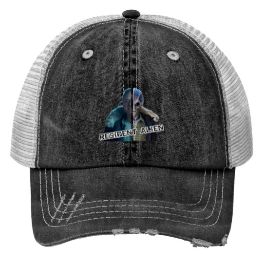 Discover Resident Alien Trucker Hats