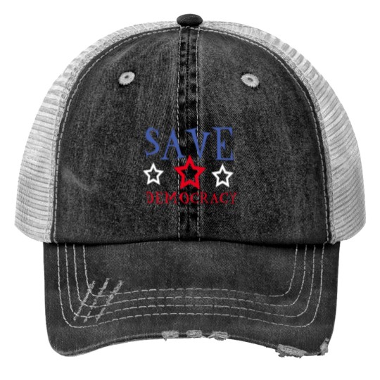 Discover Save our democracysave democracy Premium Trucker Hats