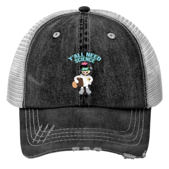 Discover Mademark x SpongeBobss SquarePants Sandy Cheeks Yall Need Science Sweatshirt Trucker Hats