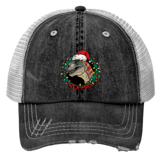 Discover Rexmas Christmas Trucker Hats