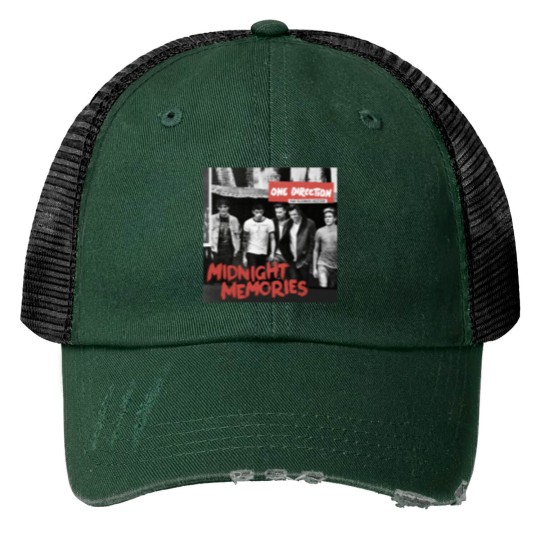 Discover One Direction Midnight Memories Trucker Hat - Classic Black Style