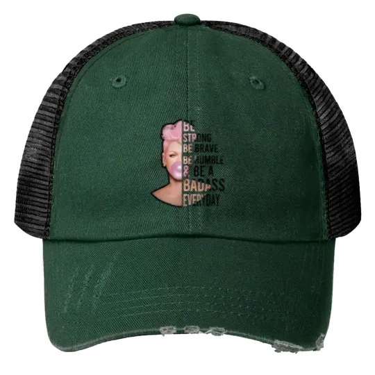 Discover P!nk Be Strong Trucker Hat, Trustfall Album Design, Summer Carnival 2024