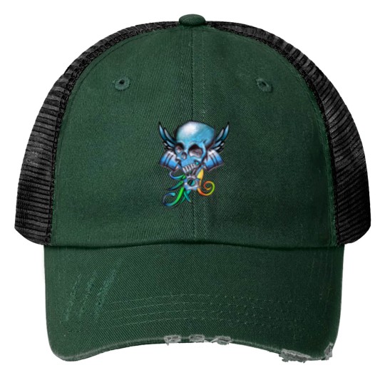 Discover Skull Tuning Design Trucker Hats