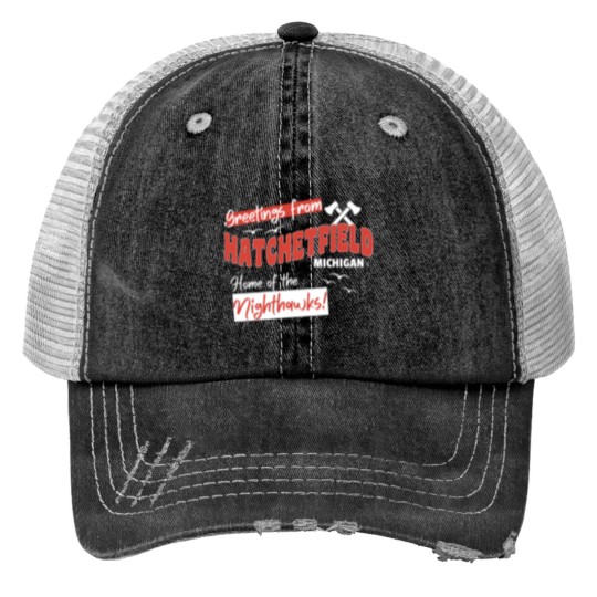 Discover Starkid - Greetings from Hatchetfield Trucker Hats