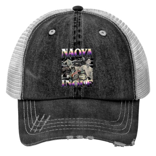 Discover Naoya Inoue, Boxing Trucker Hats, Classic 90s Graphic Trucker Hats, Unisex, Naoya Inoue Vintage Bootleg