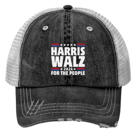 Discover Harris Walz For The People Campaign Trucker Hats