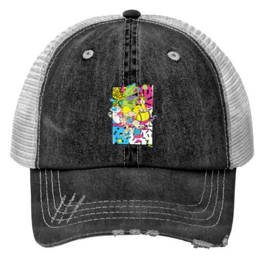 Discover Old School Cartoons 90's Trucker Hats