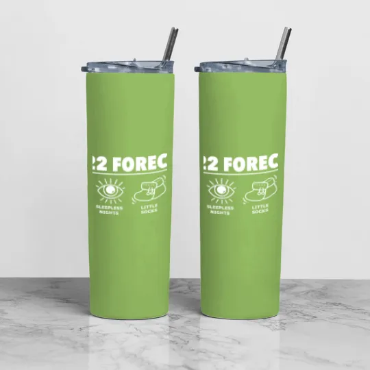 Discover 2022 Forecast New Dad Mom Baby Announcement Pregnancy Gift Tumbler With Lid And Straw