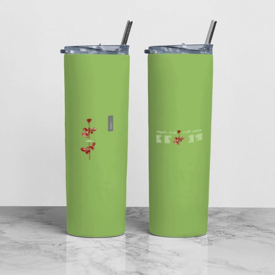 Discover 1990 Depeche Mode World Violator Concert Tour Tumbler With Lid And Straw