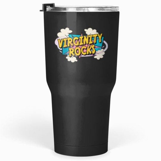 Discover Virginity Rocks Hoodie Tumblers 30 oz