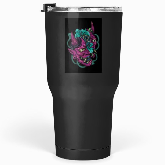 Discover Japanese Hannya Mask Tumblers 30 oz