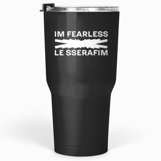 Discover LESSERAFIM LOGO - IM FEARLESS Long Tumblers 30 oz