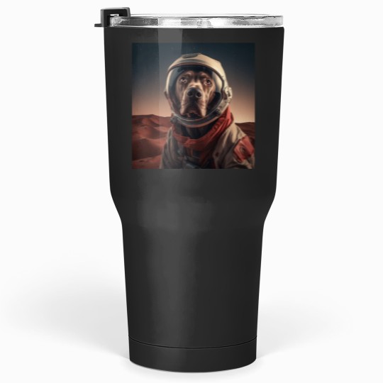 Discover weimaraner on a tour to mars Tumblers 30 oz