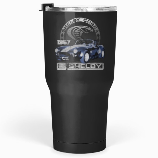 Discover shelby cobra 1967 classic car vintage distressed logo t Tumblers 30 oz