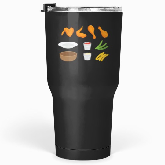 Discover Wings and Dips   Style Tumblers 30 oz