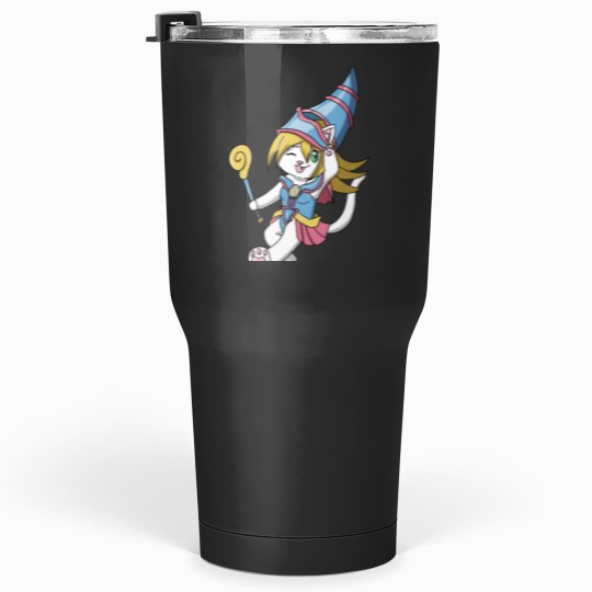 Discover cosplay cat Dark magician girl Tumblers 30 oz