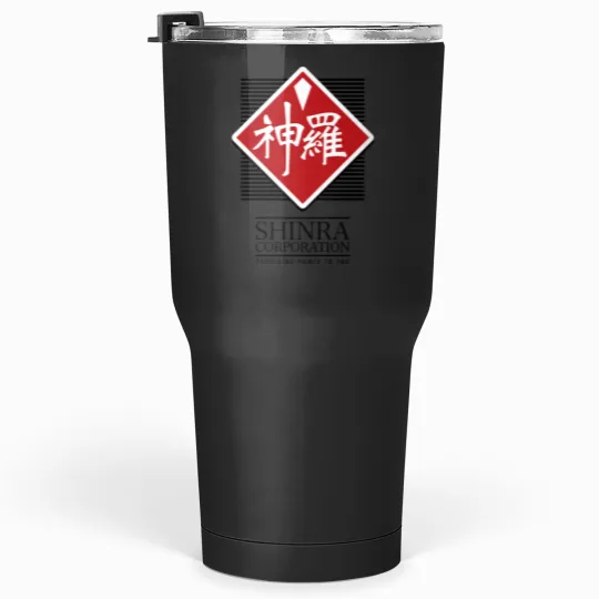 Discover Final Fantasy VII Shinra Corp- Inspired by FF7 Corporation by Rev-Level Tumblers 30 oz