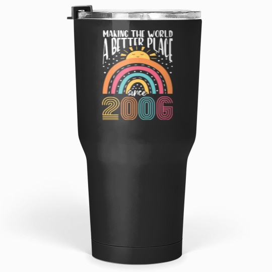 Discover 17th BirthdayBirthday Making the world better place since 2006 Tumblers 30 oz