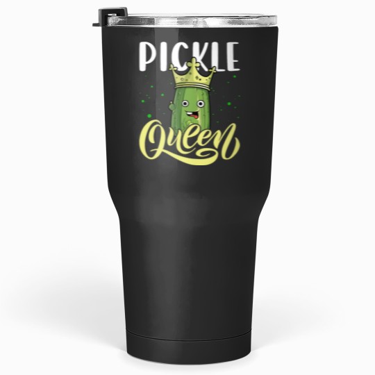 Discover Pickle Queen Shirt Cucumber Pickle Jar Funny Tumblers 30 oz