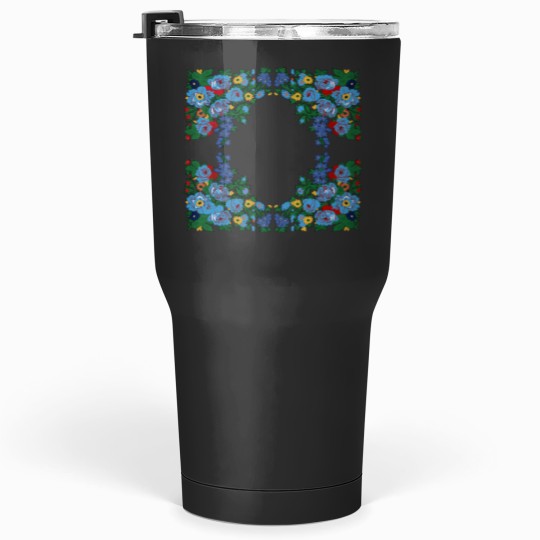 Discover Kokom floral (blue) Tumblers 30 oz