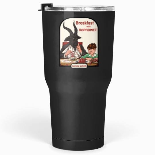 Discover Breakfast with Baphomet First Version Premium Tumblers 30 oz