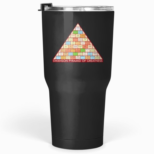 Discover Ron Swanson Pyramid of Greatness Tumblers 30 oz