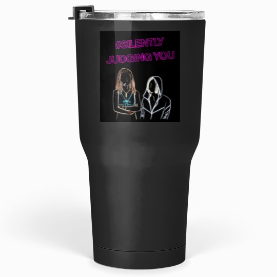 Discover Chishiya and Kuina Silently judging you alice in borderland aib neon sign Tumblers 30 oz
