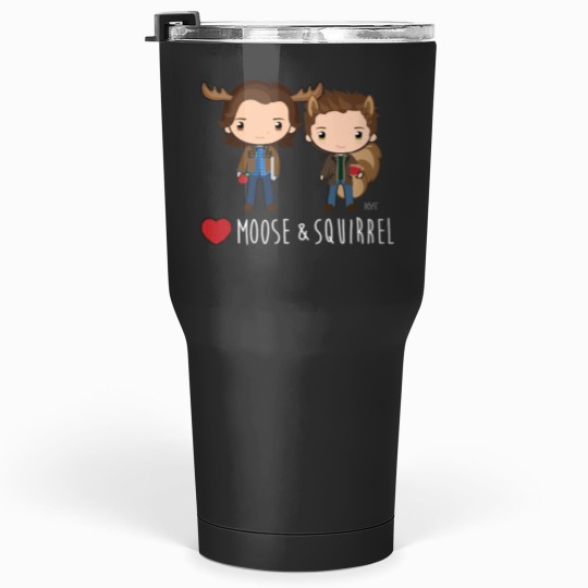 Discover Love Moose _amp_ Squirrel - Supernatural Tumblers 30 oz