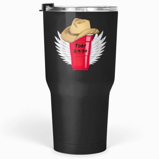 Discover Toby Keith In Memory, Red Solo Cup Wings Tumblers 30 oz