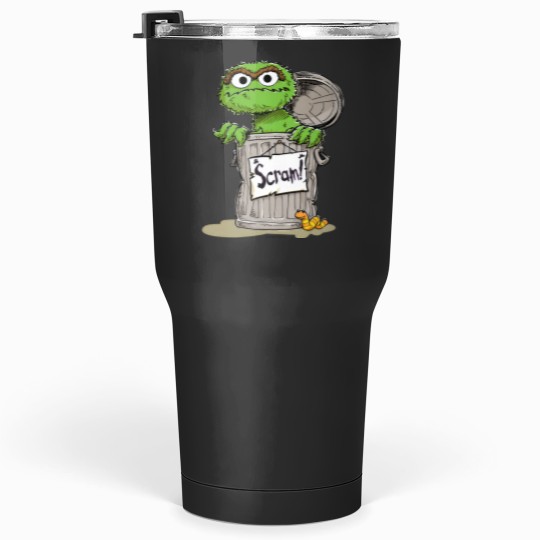 Discover Oscar the Grouch Scram.png Tumblers 30 oz