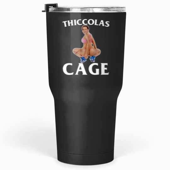 Discover Body Nicki Minaj thiccolas cage Tumblers 30 oz