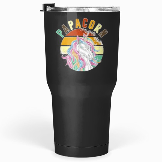 Discover Papacorn T-Shirt - Vintage Tshirt Tumblers 30 oz