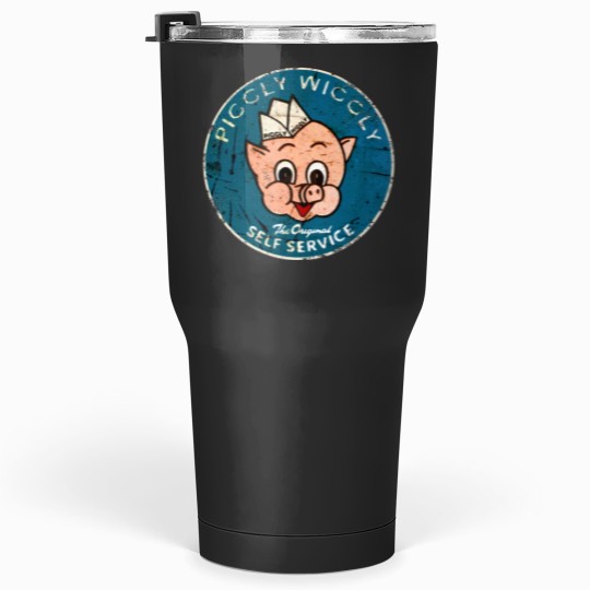 Discover Pigglys Wiggly - Self Service Vintage - Pigglys Wiggly - T-Shirt Tumblers 30 oz