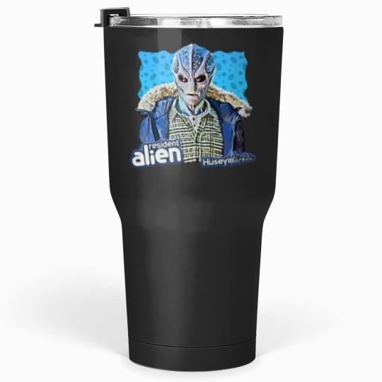 Discover Resident Alien TV Series Illustration Tumblers 30 oz
