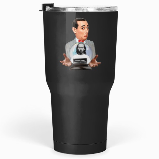 Discover Pee Wee Herman Mugshot Tumblers 30 oz