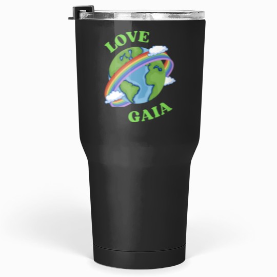 Discover Love Gaia,My Earth, Gaia,Love mother earth, earth gift,climate activist,Our Climate Our worl Tumblers 30 oz