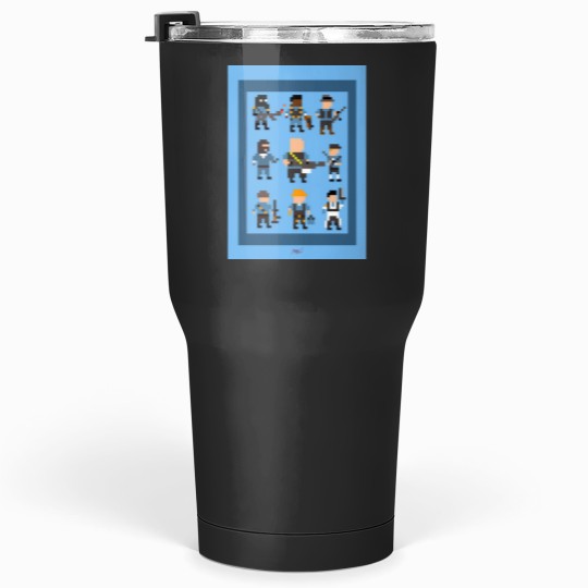 Discover Team Fortress 2 8-Bit Blu Team Tumblers 30 oz