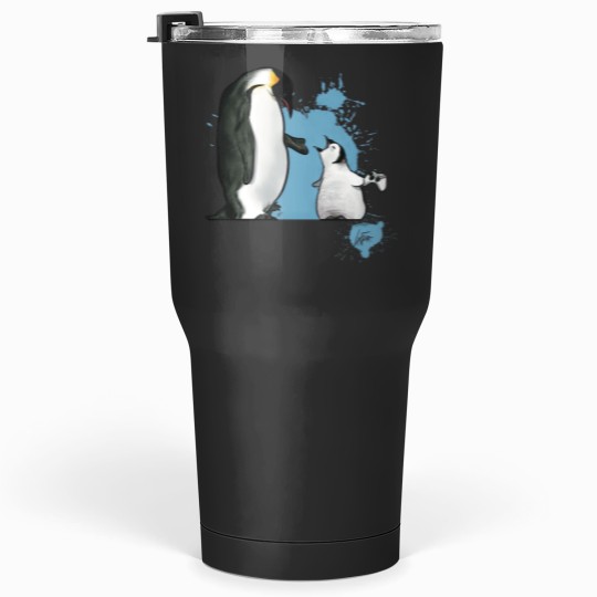 Discover Penguin Gamer Chick Tumblers 30 oz