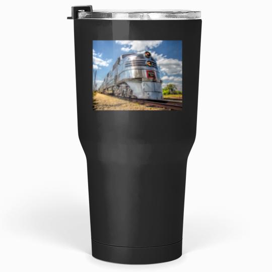 Discover Burlington Silver Pilot Zephyr Streamliner Premium Tumblers 30 oz